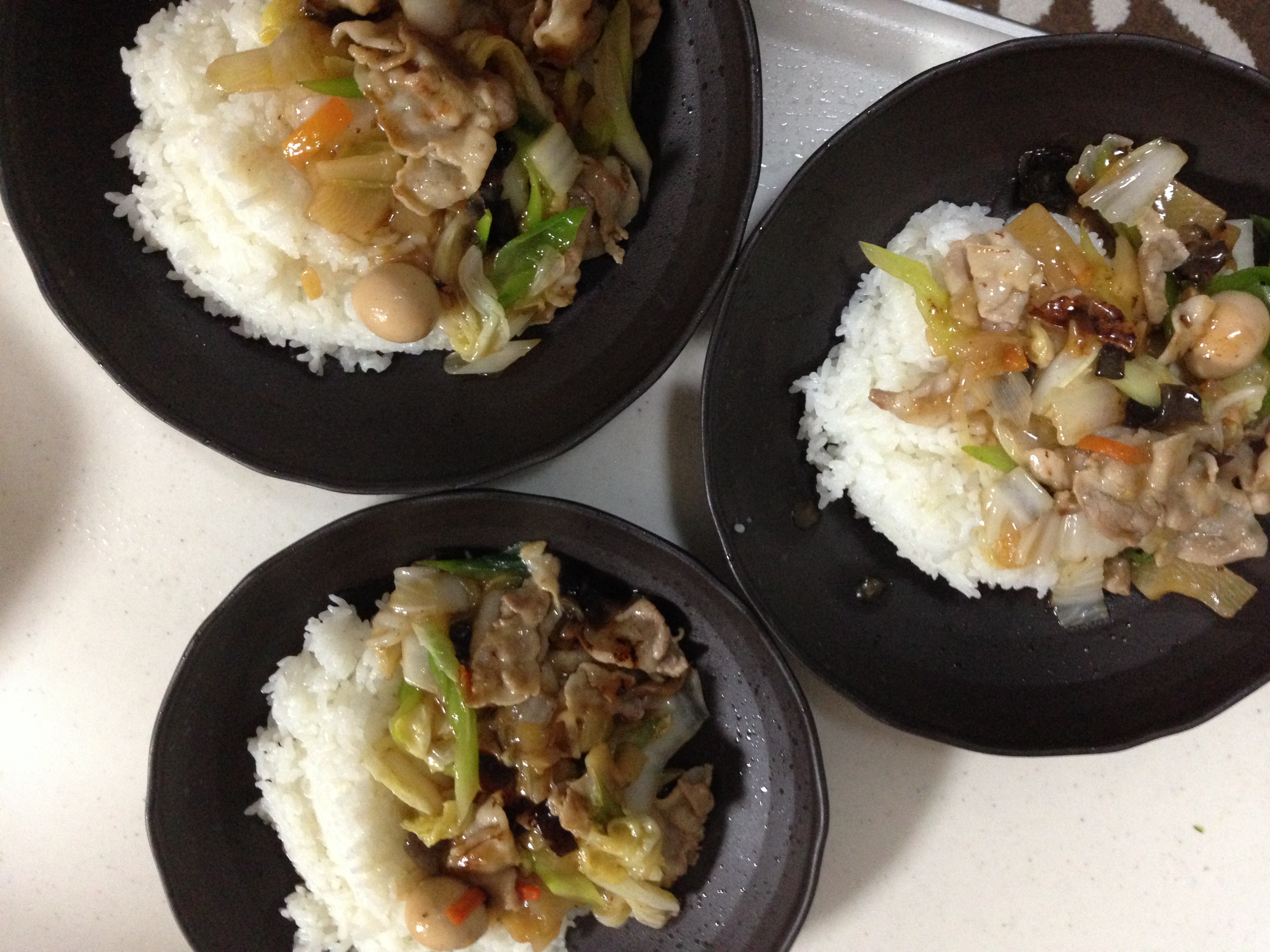 簡単,節約,中華丼,レトルト,アレンジ,かさ増し,あんかけ