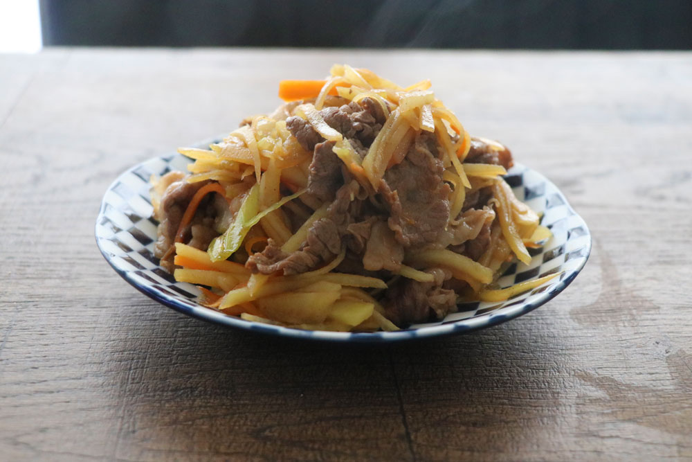 牛肉とシャキシャキ野菜の豆板醤炒め