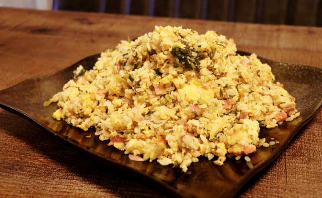 パラパラ高菜チャーハン